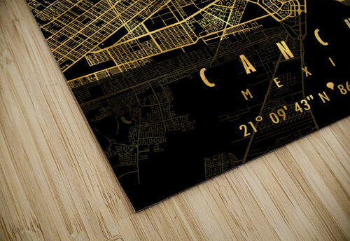 CANCUN MAP MEXICO Mapolis puzzle