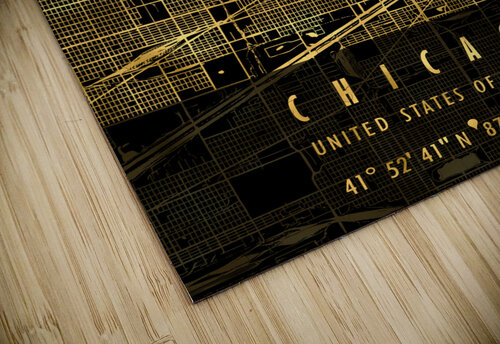 CHICAGO MAP USA Mapolis puzzle