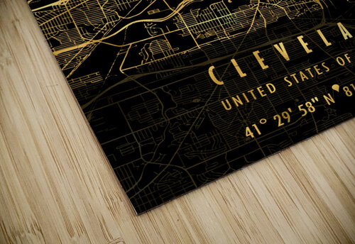 CLEVELAND MAP USA Mapolis puzzle