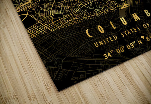 COLUMBIA MAP USA Mapolis puzzle