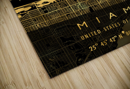 MIAMI MAP USA Mapolis puzzle