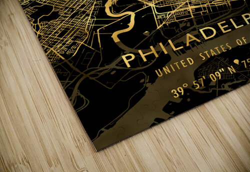 PHILADELPHIA MAP USA Mapolis puzzle