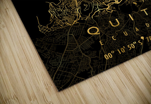 QUITO MAP ECUADOR Mapolis puzzle