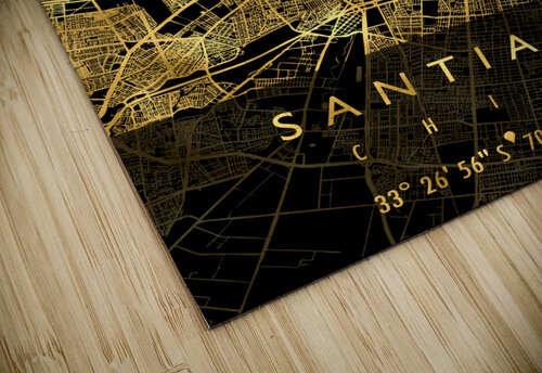 SANTIAGO MAP CHILE Mapolis puzzle