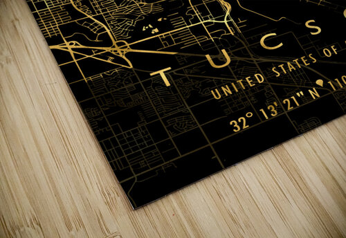 TUCSON MAP USA Mapolis puzzle