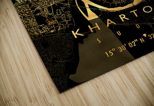 KHARTOUM MAP SUDAN Mapolis puzzle