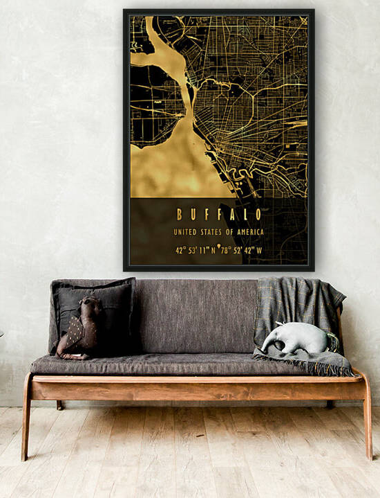 BUFFALO MAP USA by Mapolis