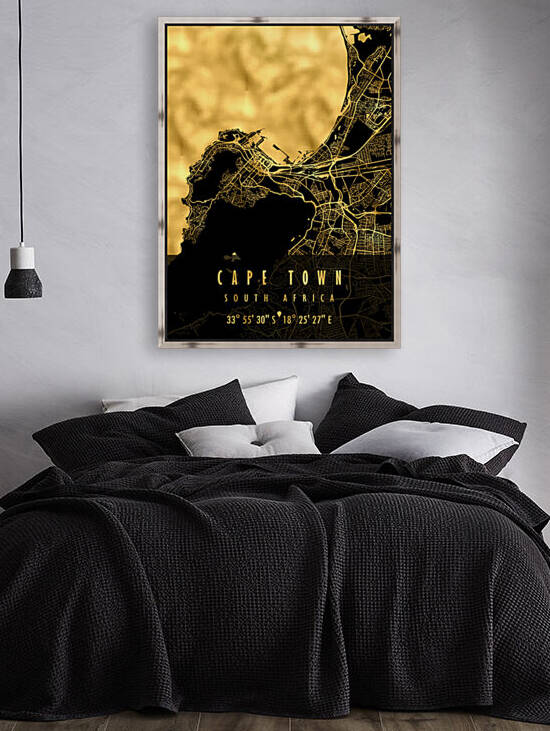 CAPE TOWN MAP SOUTH AFRICA by Mapolis