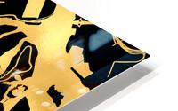 Abu Dhabi Map UAE HD Metal print