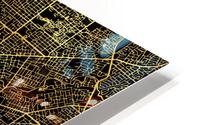 Adelaide Map Australia HD Metal print