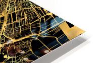 Amsterdam Map Netherlands HD Metal print