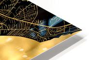 Arhus Map Denmark HD Metal print