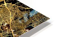 Athens Map Greece HD Metal print