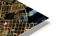 Baghdad Map Iraq HD Metal print