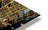 Bogota Map Colombia HD Metal print