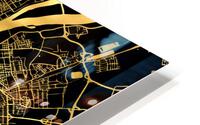 Budapest Map Hungary HD Metal print