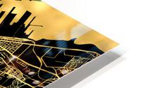 CASABLANCA MAP MOROCCO HD Metal print