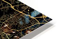 CHARLOTTE MAP USA HD Metal print