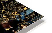 COLUMBIA MAP USA HD Metal print