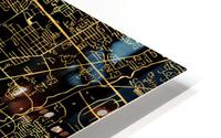COLUMBUS MAP USA HD Metal print