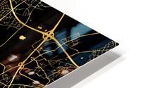 DORTMUND MAP GERMANY HD Metal print
