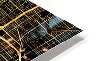 HOUSTON MAP USA HD Metal print