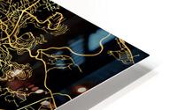 JERUSALEM MAP PALESTINE HD Metal print