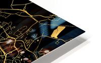 KRAKOW MAP POLAND HD Metal print