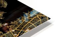 LIMA MAP PERU HD Metal print