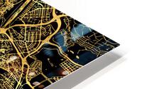 MADRID MAP SPAIN HD Metal print