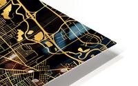 MEMPHIS MAP USA HD Metal print