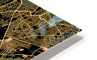MONTERREY MAP MEXICO HD Metal print
