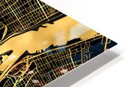MONTREAL MAP CANADA HD Metal print