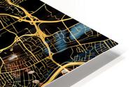 NASHVILLE MAP USA HD Metal print