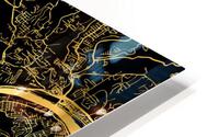 PITTSBURGH MAP USA HD Metal print