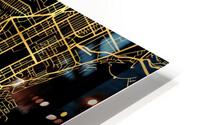 QUITO MAP ECUADOR HD Metal print
