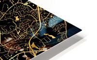 RALEIGH MAP USA HD Metal print