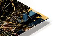 RIGA MAP LATVIA HD Metal print