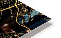 SAN ANTONIO MAP USA HD Metal print