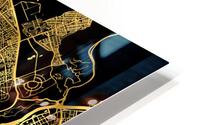 SANTIAGO MAP CHILE HD Metal print