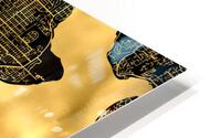 SEATTLE MAP USA HD Metal print