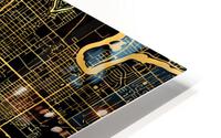 TAMPA MAP USA HD Metal print