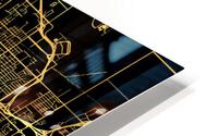 TULSA MAP USA HD Metal print