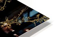 ULAANBAATAR MAP MONGOLIA HD Metal print