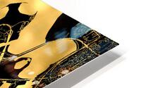 MANAMA MAP BAHRAIN HD Metal print
