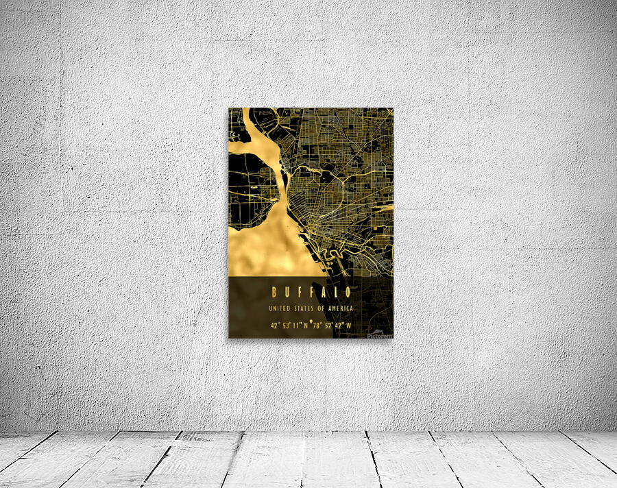BUFFALO MAP USA Wall Preview