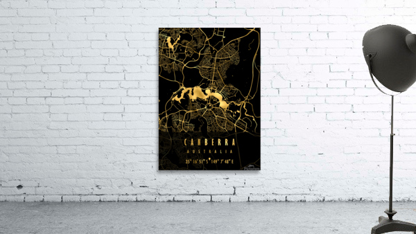 CANBERRA MAP AUSTRALIA Wall Preview