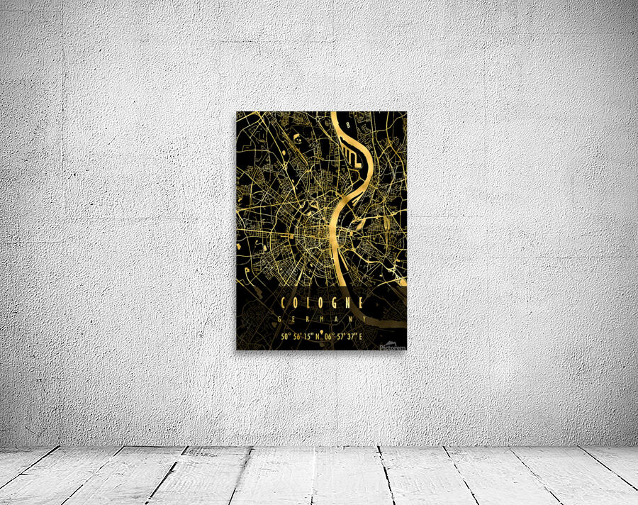 COLOGNE MAP GERMANY Wall Preview