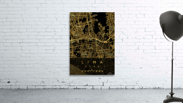 LIMA MAP PERU Wall Preview