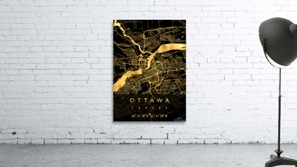 OTTAWA MAP CANADA Wall Preview